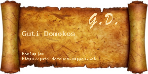 Guti Domokos névjegykártya